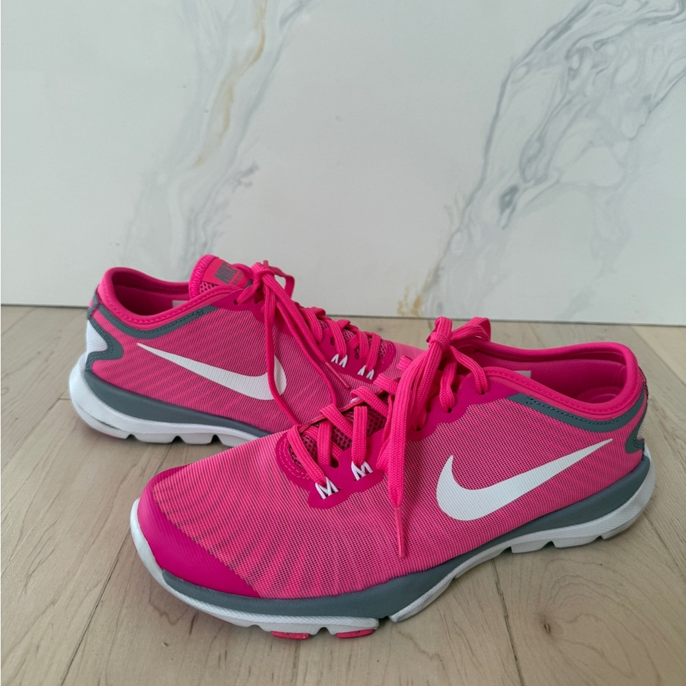 Nike Women’s Training Sneakers – Hot Pink / White